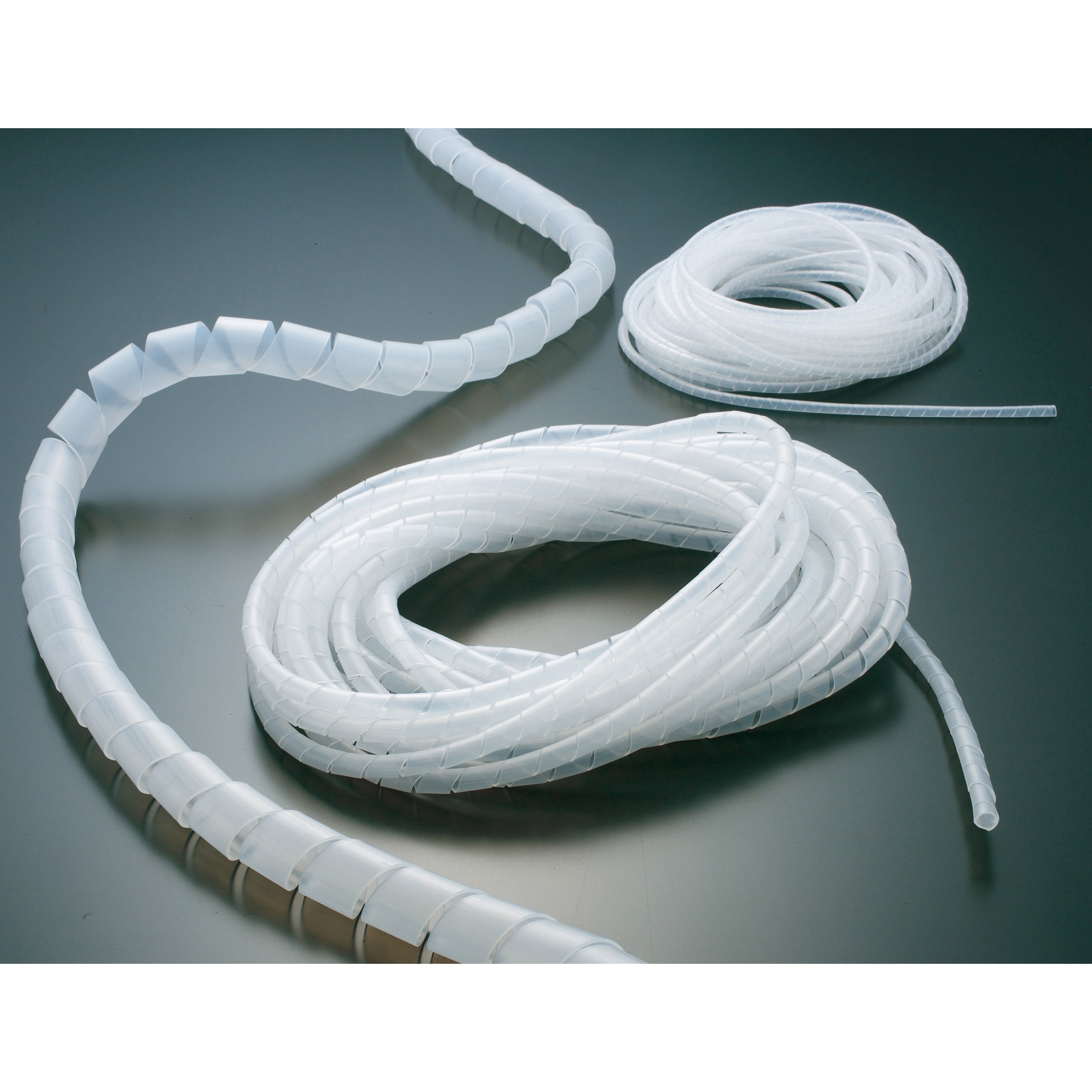 TSP-15 W スパイラルチューブ TRUSCO 白色 長さ10m結束可能径Φ12.0