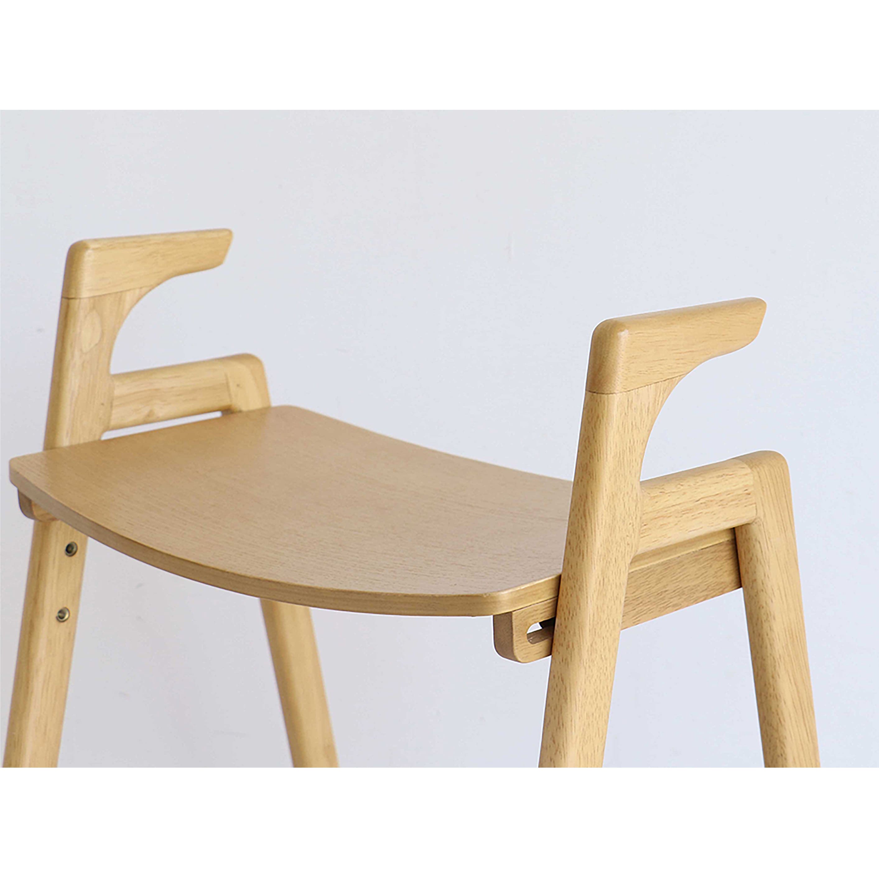 ILC-3734NA アームベンチ クレスト 市場 ナチュラル色 幅485mm奥行