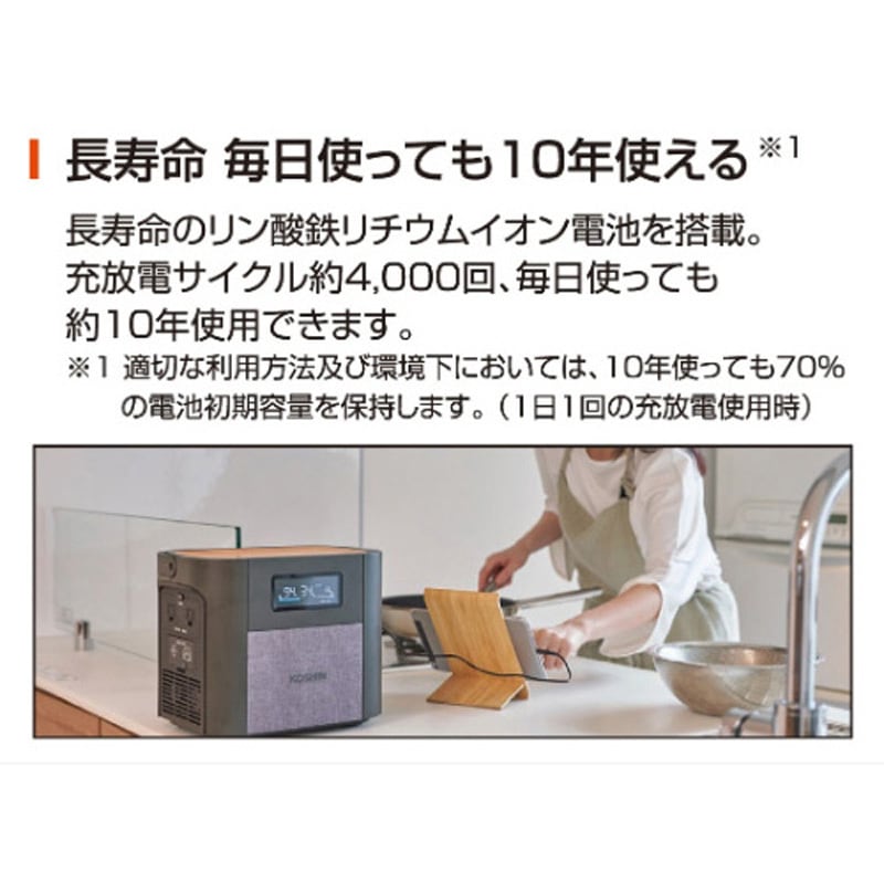 BPS-12L ポータブル電源 BPSシリーズ 工進 定格出力1200W 最大出力