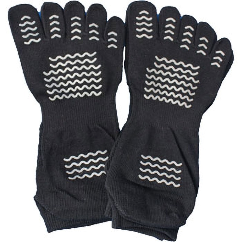 SR925 仕事人 ショートメッシュ すべり止め付 5本指靴下 ハヤシ[靴下