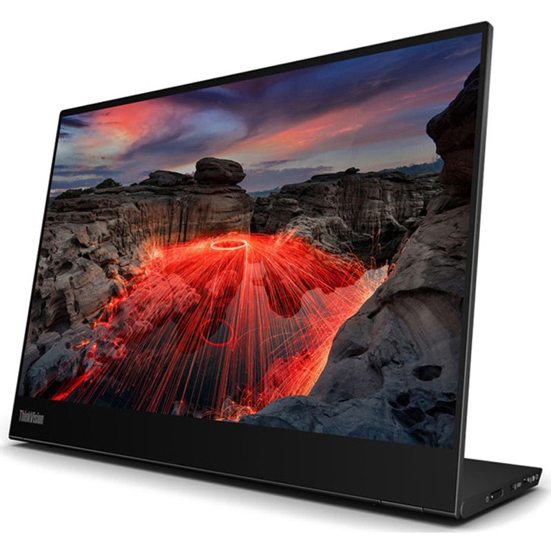 63FDUAR6JP ThinkVision M14t Gen 2 (14.0型/2240×1400/USB type-C/黒/スピーカー：なし) 1台 レノボ・ジャパン(Lenovo) 【通販モノタロウ】