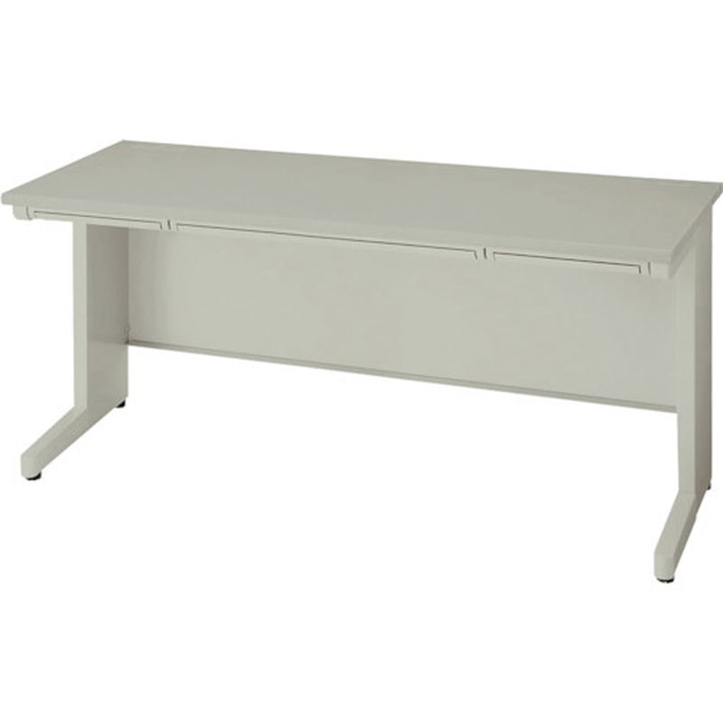 NEDH167F-AWH 平デスク NEDH型 引出し付きタイプ ナイキ ウォームホワイト色 高さ720mm間口1600mm奥行700mm  NEDH167F-AWH