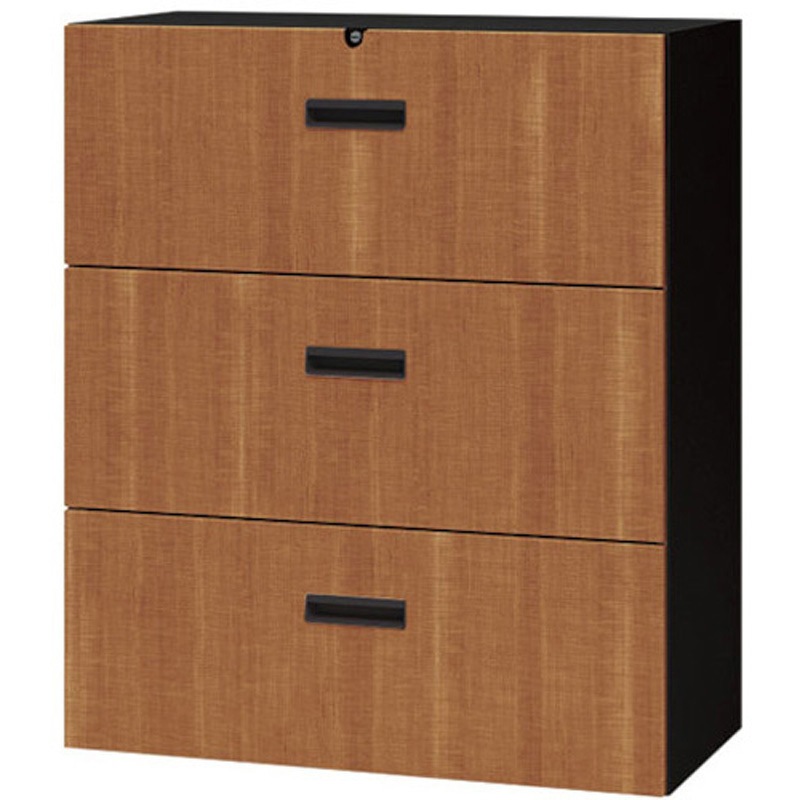 CW-0911S-3-BAMW ファイル引出し CW型 ウッドフィール ナイキ インジケーターキー ミディアムウォールナット色   CW-0911S-3-BAMW