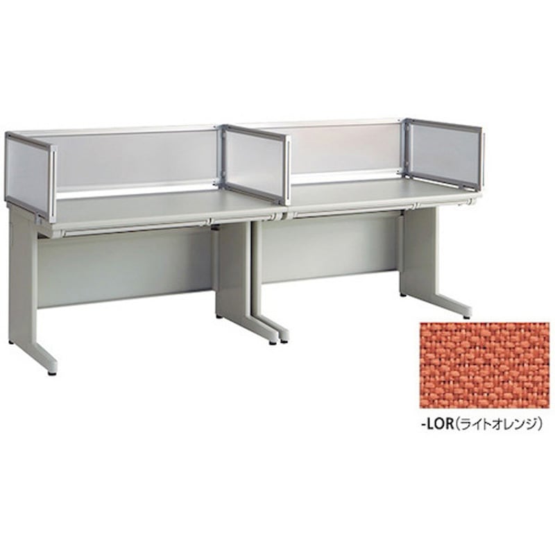 NE07SPE-LOR デスクトップパネル(クロス) サイド用 ナイキ ライトオレンジ色 高さ350mm奥行30mm  NE07SPE-LOR