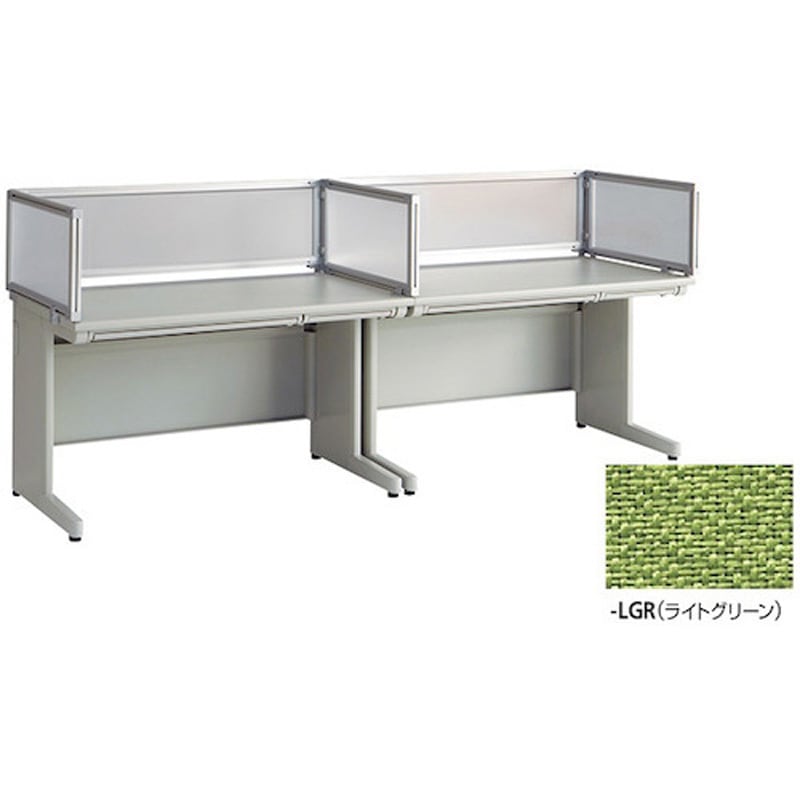 NE08SPE-LGR デスクトップパネル(クロス) サイド用 ナイキ ライトグリーン色 高さ350mm奥行30mm  NE08SPE-LGR