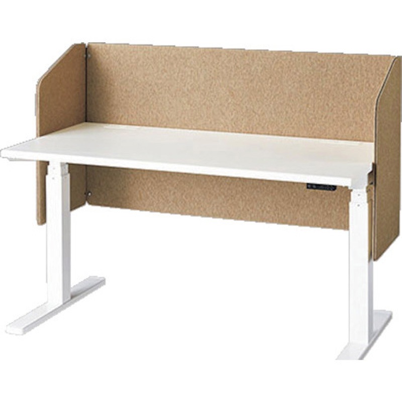 LT187SP-BK デスクトップパネル(サイドパネル付き) LT型 ナイキ ブラック色 間口1800mm奥行410mm高さ720mm  LT187SP-BK