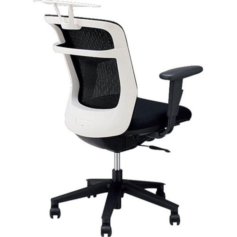 PAEN511FAH-TBLB 事務用チェア パウザPEAN型(ハンガー付き・可動肘付) ナイキ 肘掛有 ブラック 高さ945～1030mm幅605mm奥行695mm  PAEN511FAH-TBLB