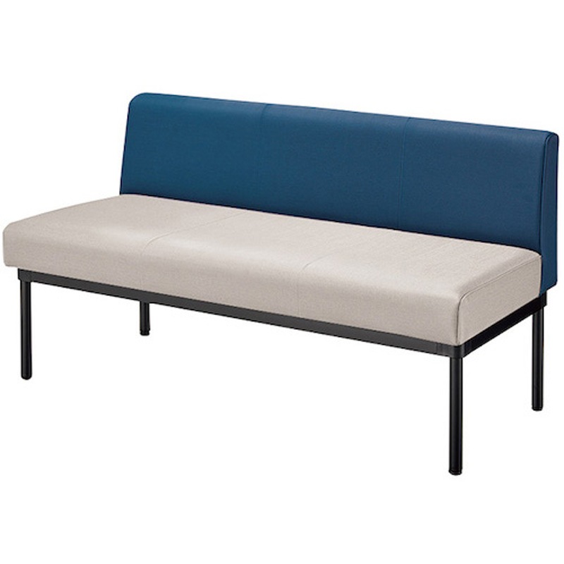 RC2102L-IVNV ロビーチェア 210型(ローバック) ナイキ 高さ680mm幅1200mm奥行580mm  RC2102L-IVNV