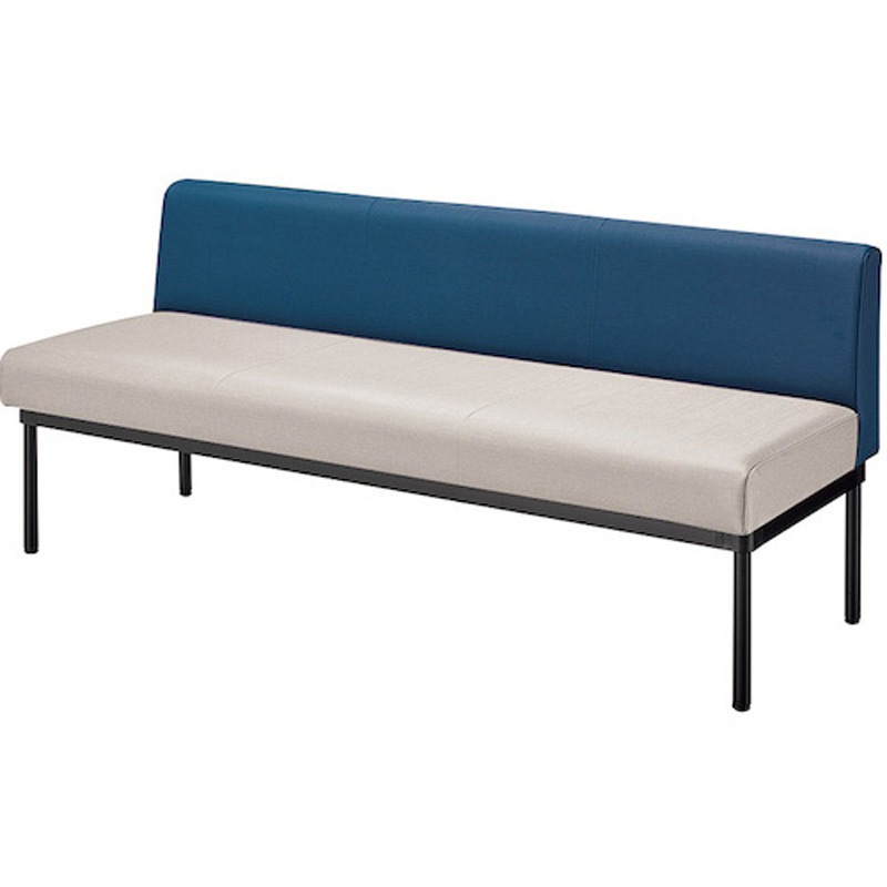 RC2105L-IVNV ロビーチェア 210型(ローバック) ナイキ 高さ680mm幅1500mm奥行580mm  RC2105L-IVNV