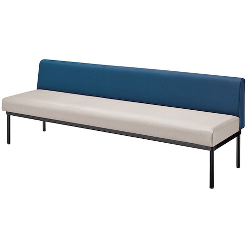 RC2108L-IVNV ロビーチェア 210型(ローバック) ナイキ 高さ680mm幅1800mm奥行580mm  RC2108L-IVNV