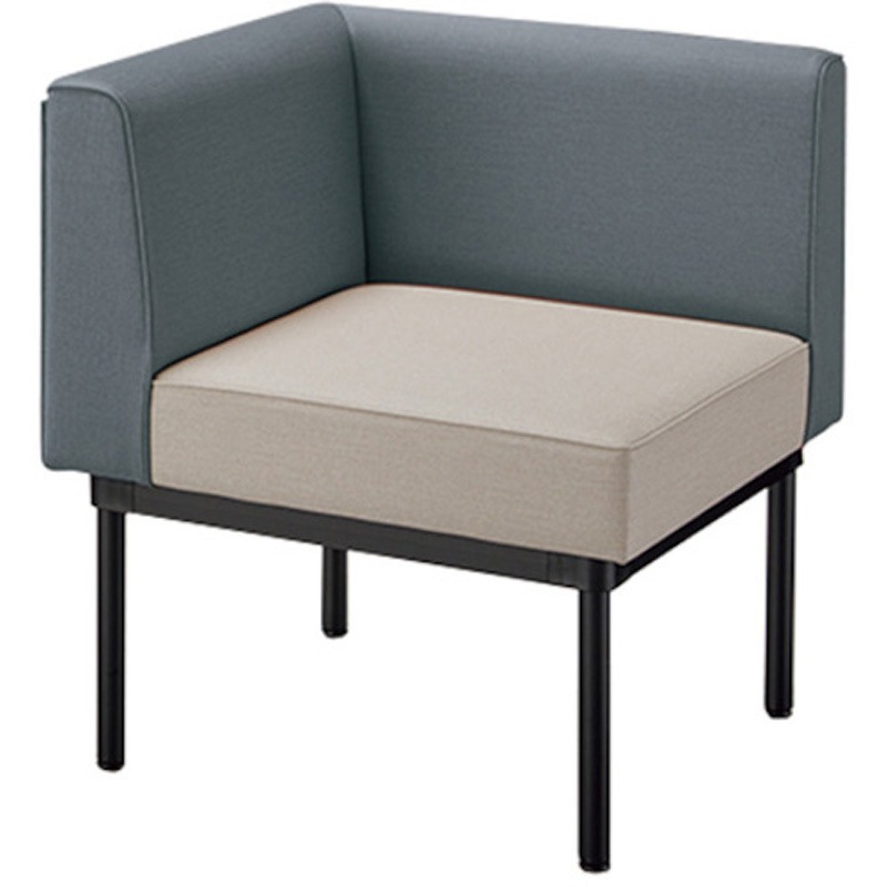 RC210KL-IVCH コーナーチェア 210型(ローバック) ナイキ 高さ680mm幅580mm奥行580mm  RC210KL-IVCH