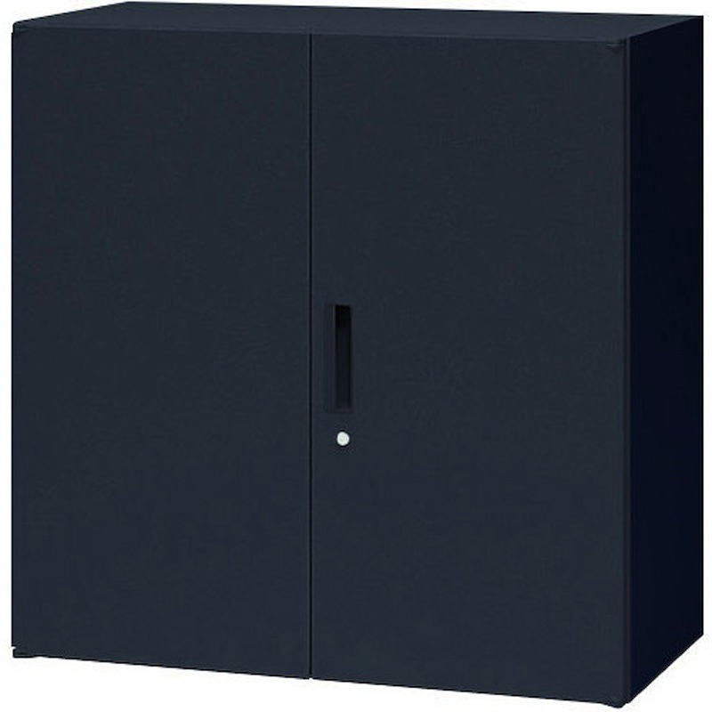 CW-0909K-BB 両開き書庫 CW ブラックタイプ ナイキ インジケーターキー 高さ900mm間口899mm奥行450mm  CW-0909K-BB