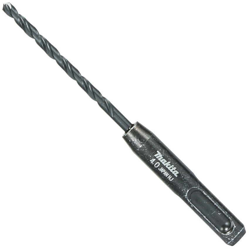A-66802 SDS鉄工ドリル マキタ HSS製 刃径4mm全長118mm A-66802