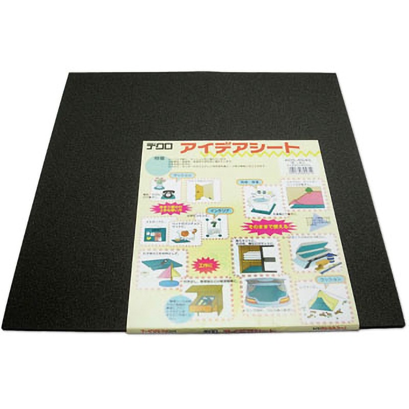 A05-4545 アイデアシート イノアック 発泡ポリエチレン製 黒色 厚さ5mm