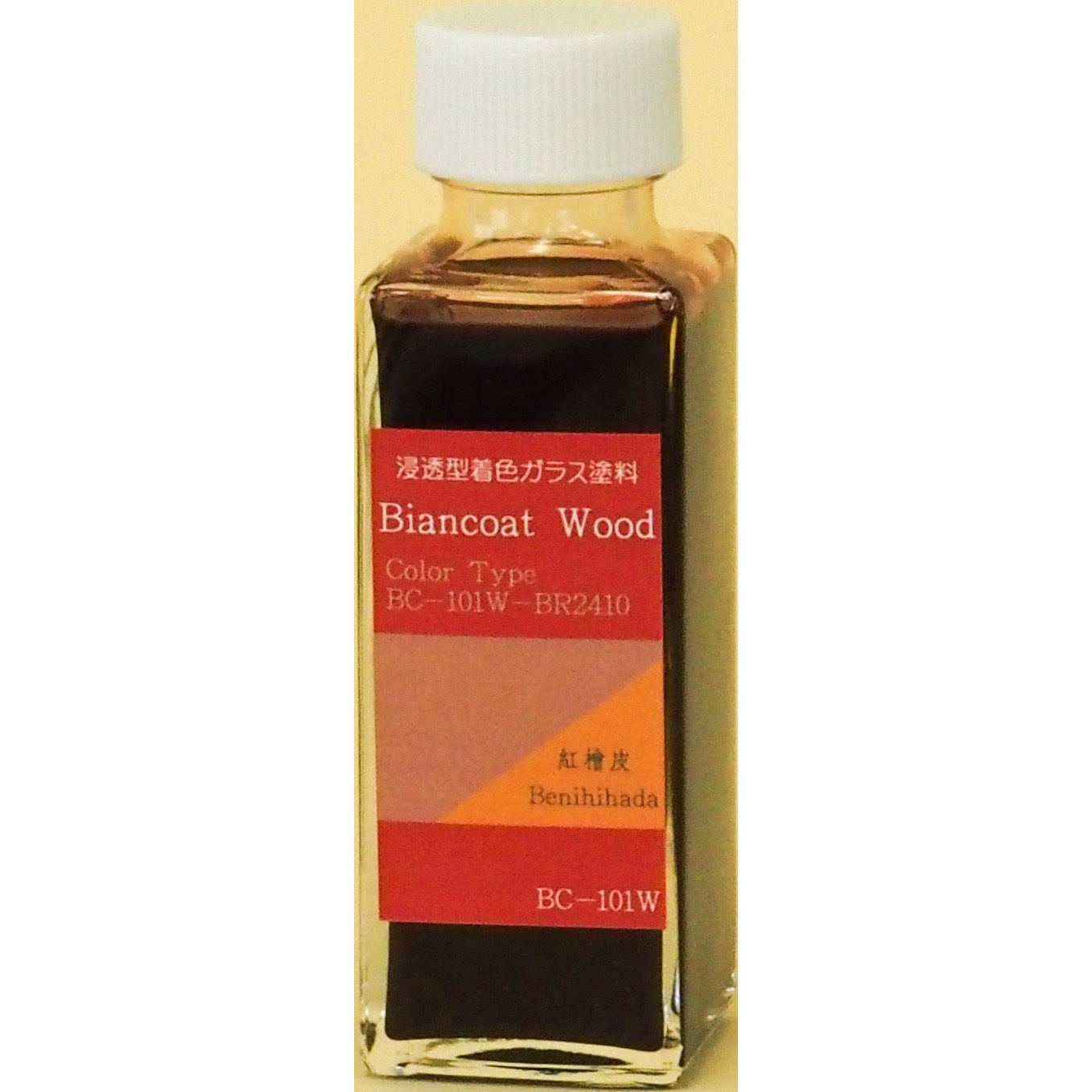 BC-101W ビアンコートW ビアンコジャパン 紅檜皮色 1箱(100mL×24本) BC 