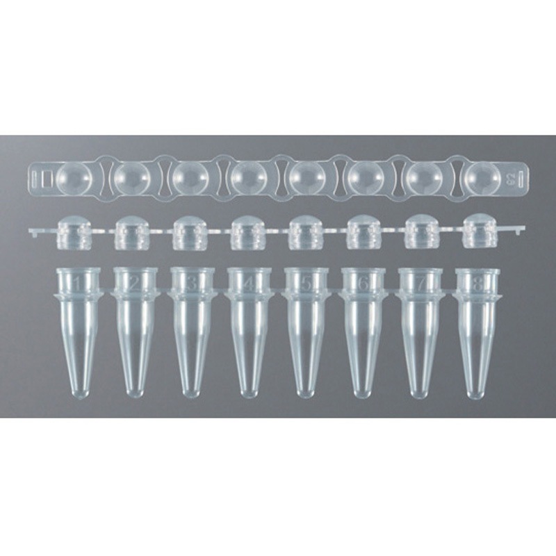 3131-00 PCR用8連チューブ/キャップセット 125セット入 1箱(125セット) BIO-BIK(イナ・オプティカ) 【通販モノタロウ】