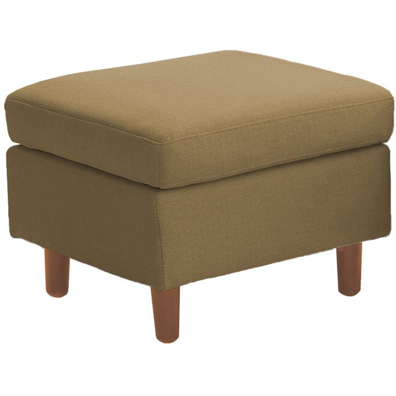 SH-24-0046-BRCF ファーブ スツール オットマン (脚：ブラウン) サンコウ カフェ色   SH-24-0046-BRCF