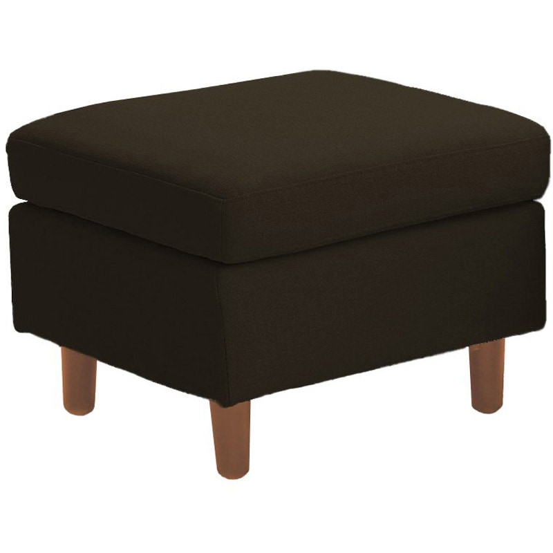 SH-24-0046-BRCH ファーブ スツール オットマン (脚：ブラウン) サンコウ チェンジ色   SH-24-0046-BRCH