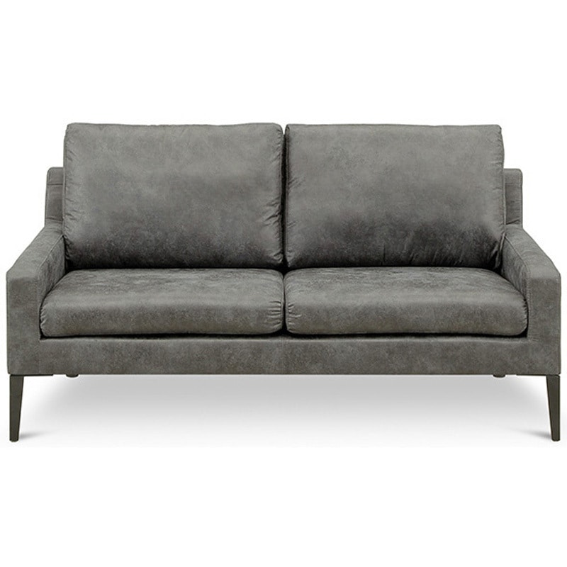 SH-24-0033-DGY ダレル 2P ソファ サンコウ レザーファブリック