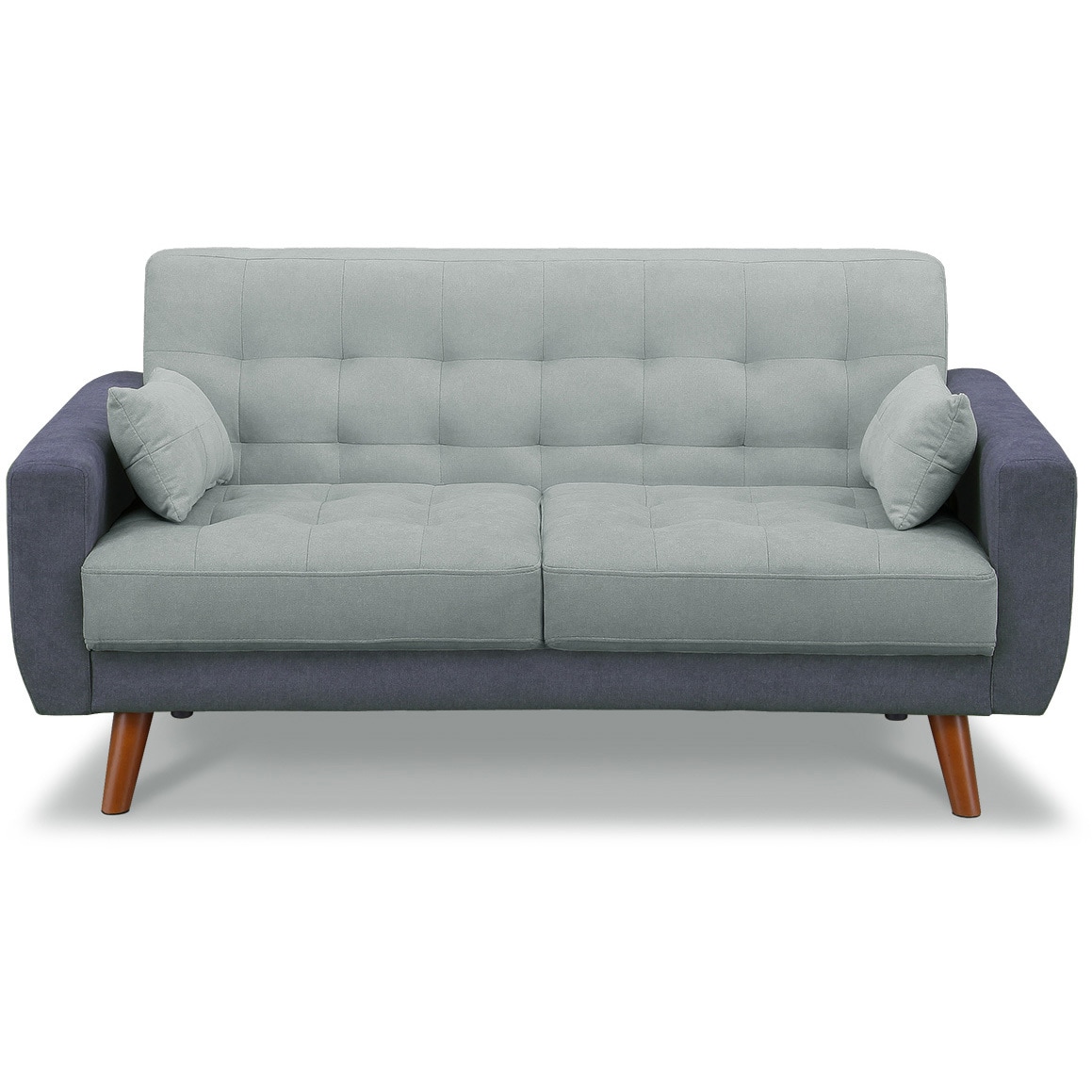 shページ　グレーソファ SH-24-0031-NVGY セリア 2.5P ソファ サンコウ ネイビー/グレー