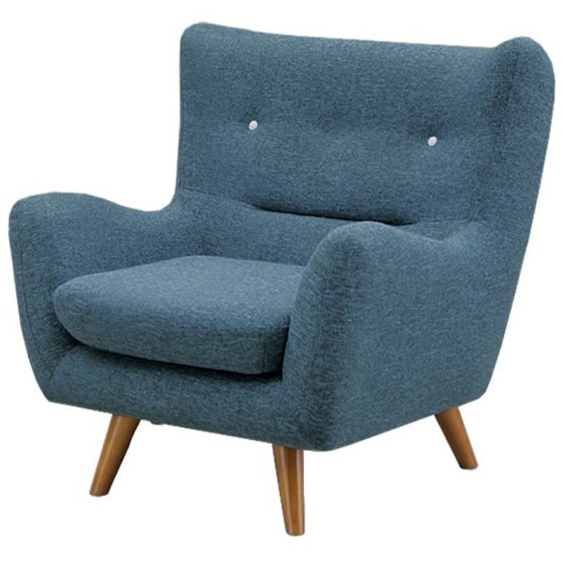 SH-24-0047-BL ファビオラ 1Pソファ 1台 サンコウ 【通販モノタロウ】