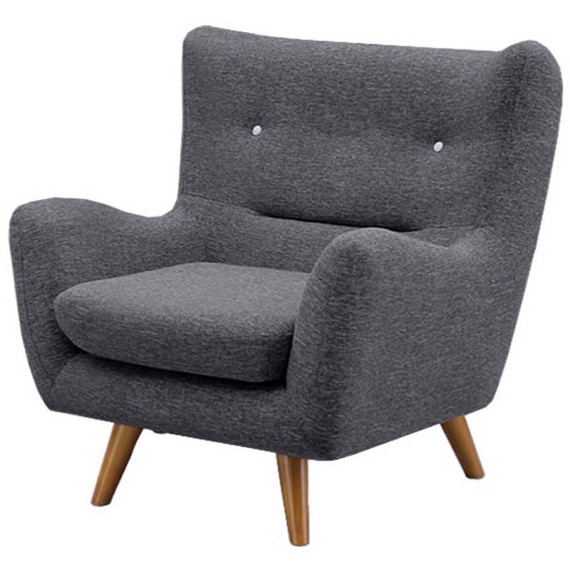 SH-24-0047-GY ファビオラ 1Pソファ 1台 サンコウ 【通販モノタロウ】