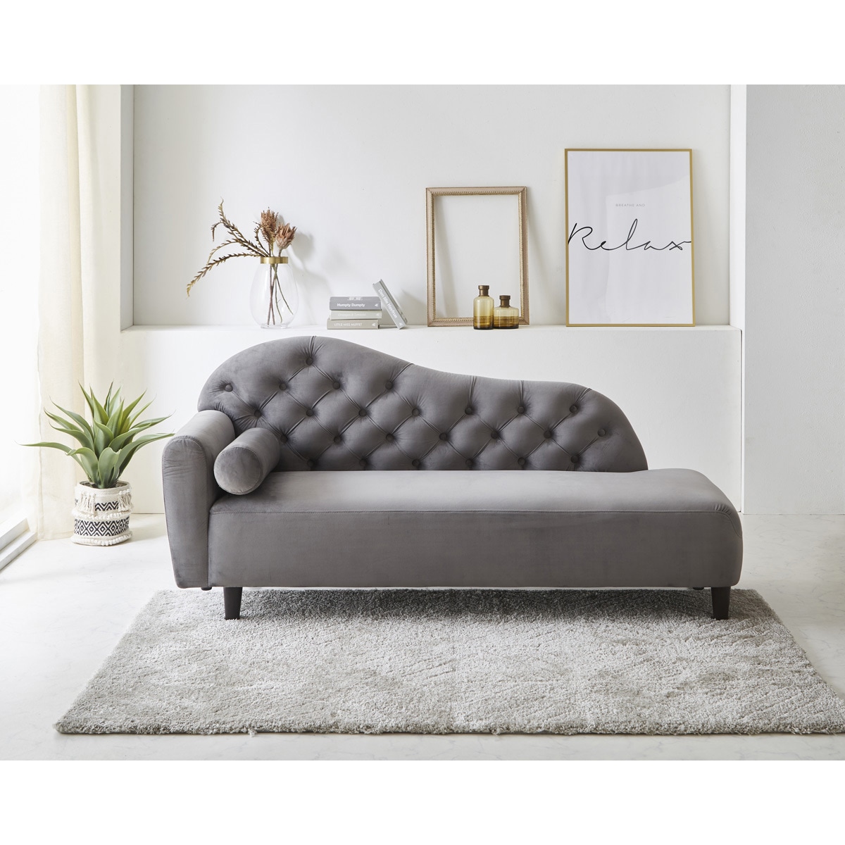 shページ　グレーソファ SH-24-0020-GY イザベル 2.5P右肘 ソファ サンコウ グレー色 SH-24