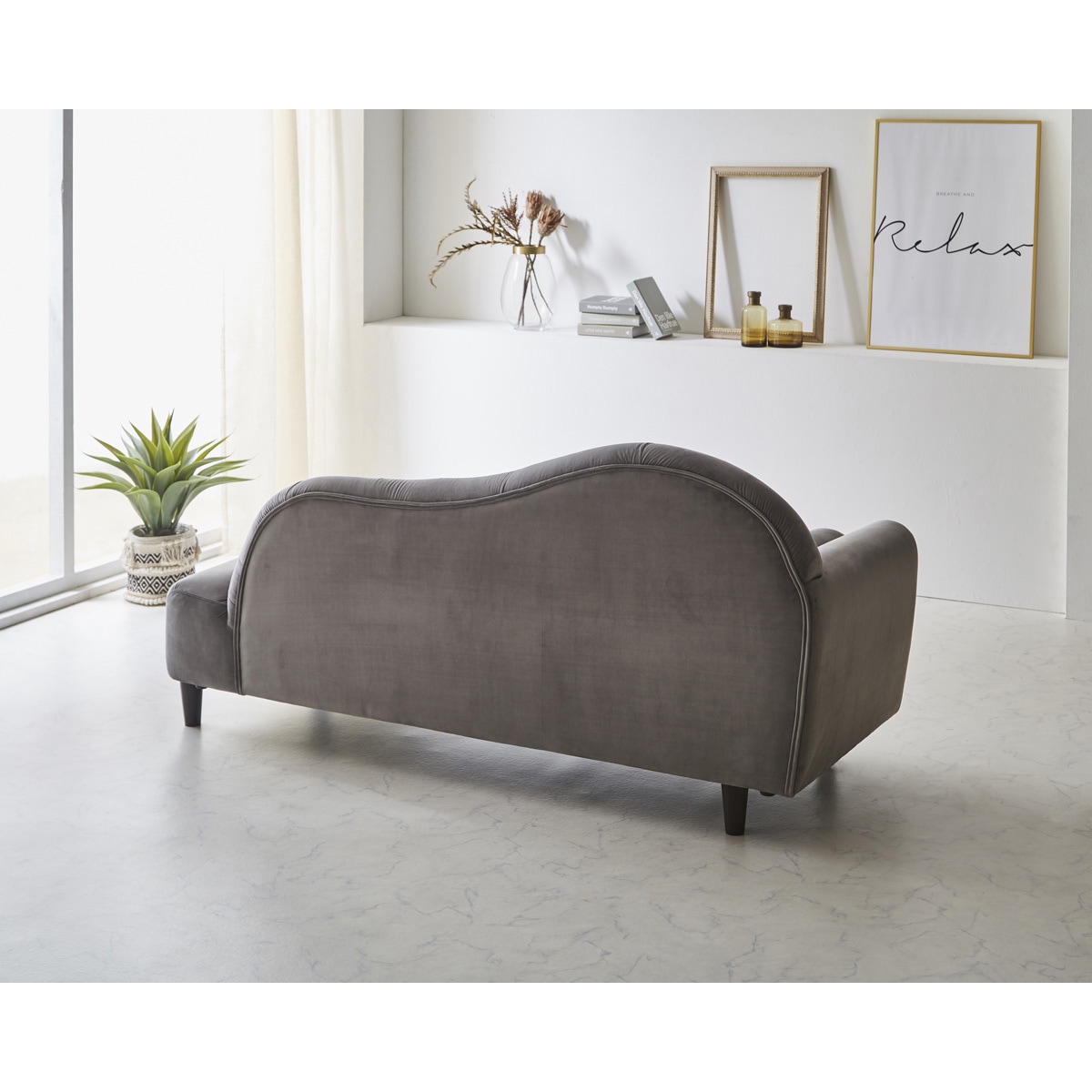 SH-24-0020-GY イザベル 2.5P右肘 ソファ サンコウ グレー色 SH-24