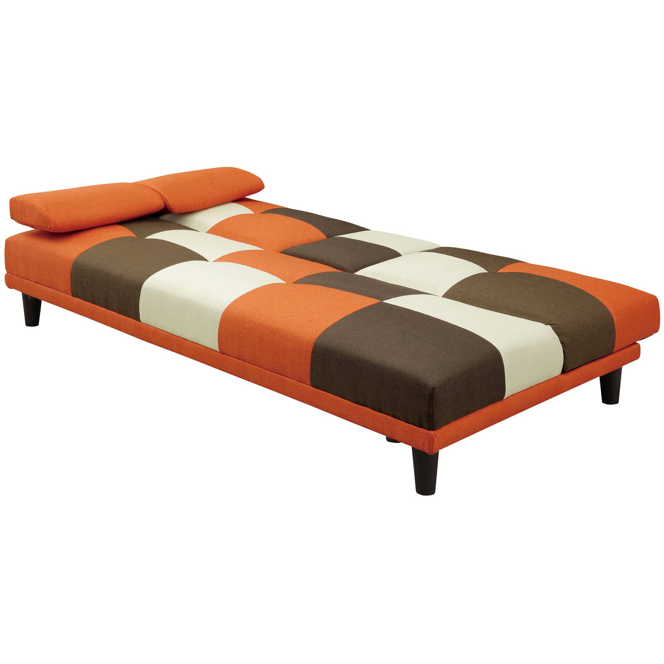 SH-24-0022-OR オーブ ソファベッド サンコウ オレンジ色 SH-24