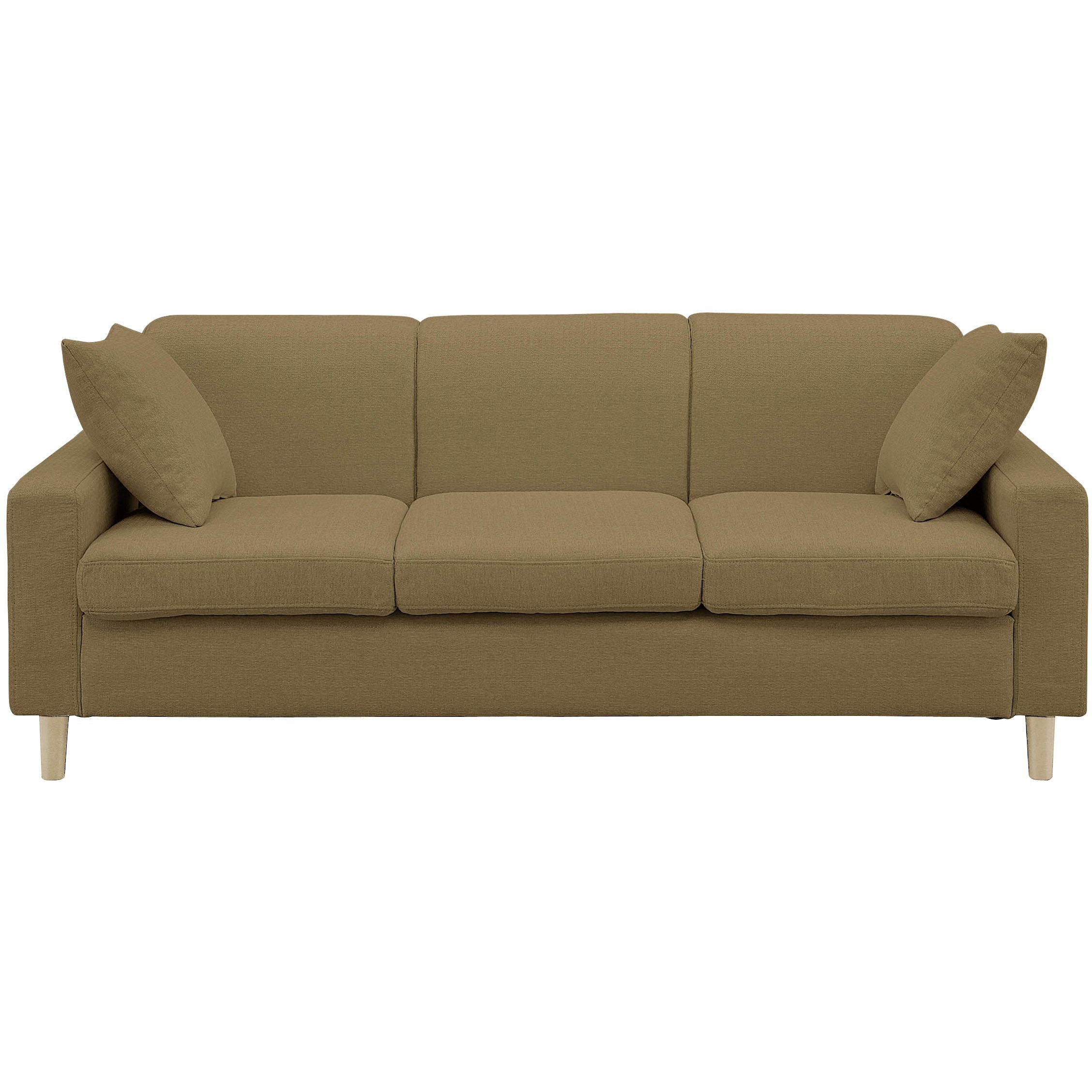 SH-24-0045-NACF ファーブ 3P ソファ (脚：ナチュラル) 1台 サンコウ 【通販モノタロウ】