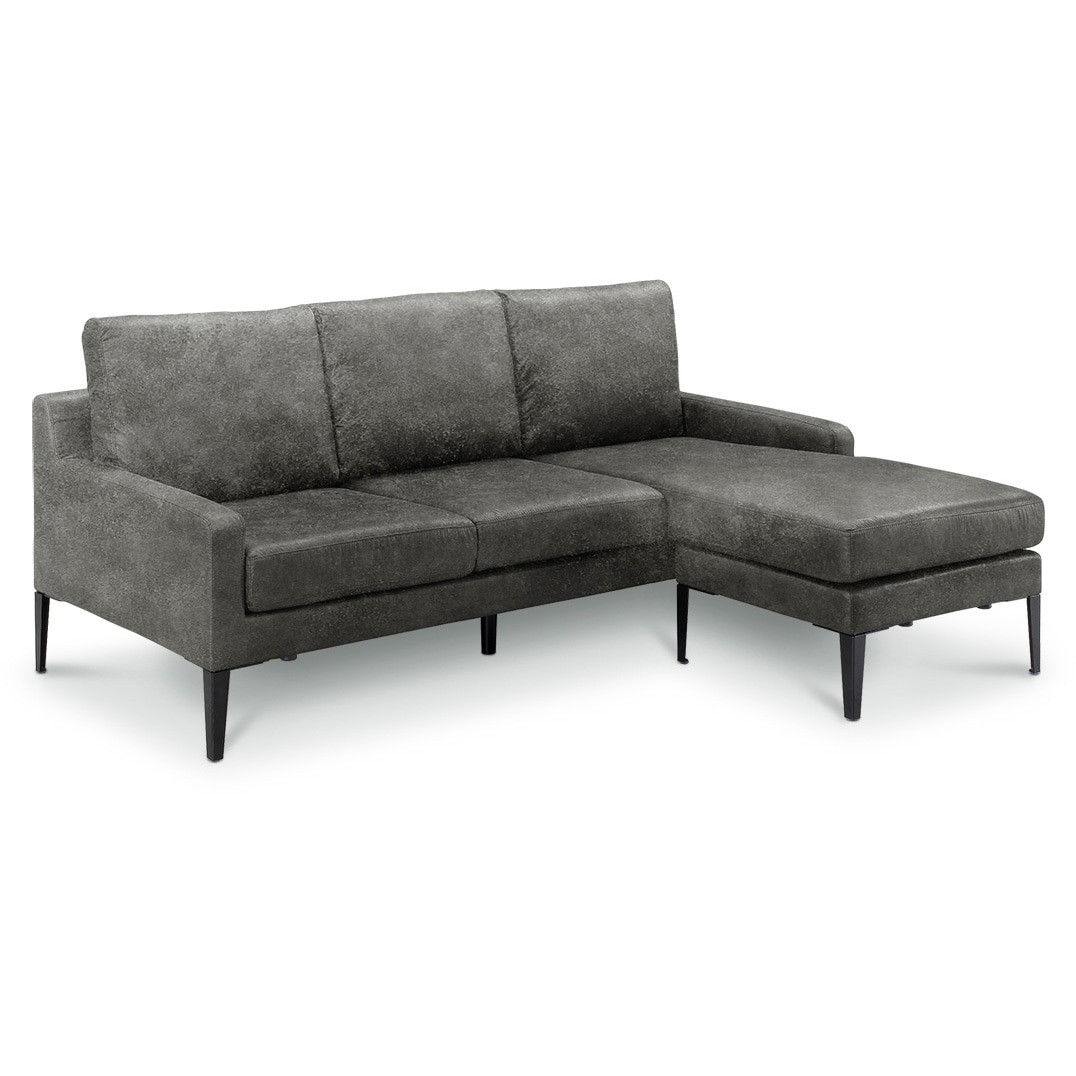 サンコウ ダレル ファブリック 3Pソファ ダークグレー オンラ