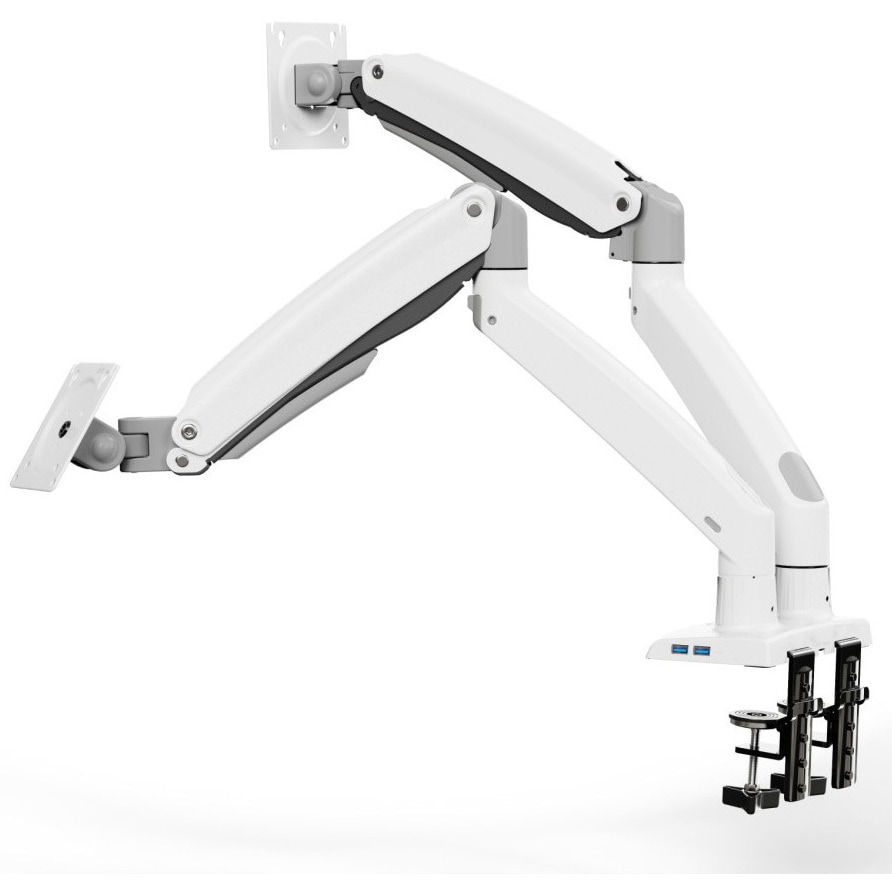 HNDS33W モニターアーム HUANUO 荷重2～12kg クランプ式/グロメット式