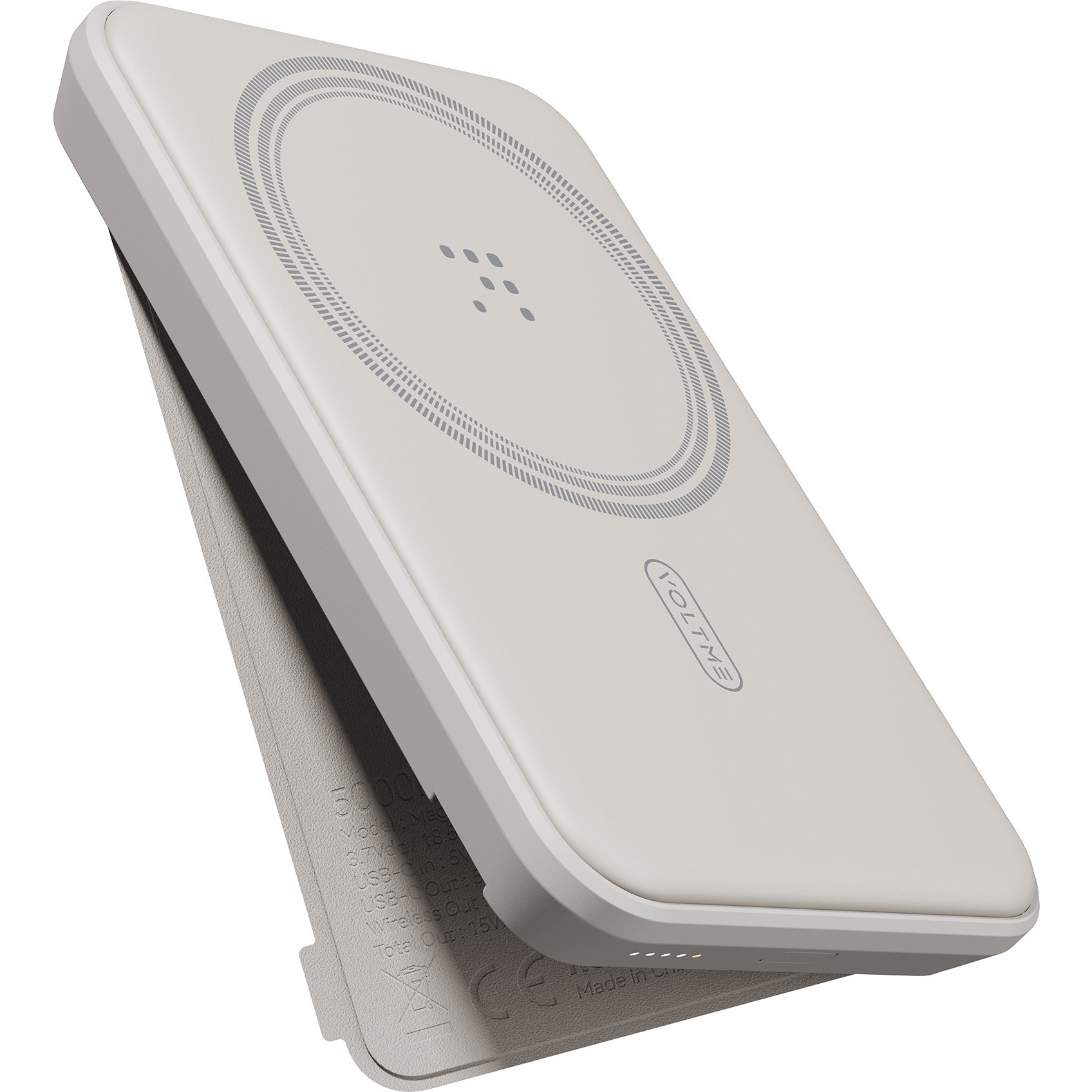 B3019 VOLTME マグパック MagSafe 対応ワイヤレス充電5000mAh VOLTME 1ポート グレー色   B3019