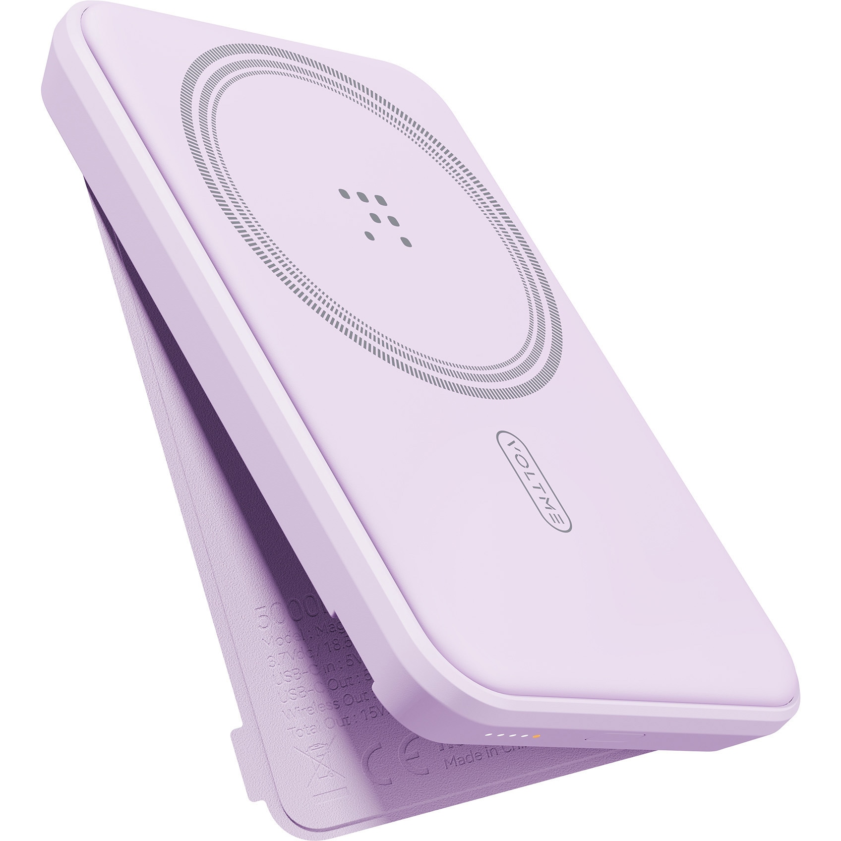 B3021 VOLTME マグパック MagSafe 対応ワイヤレス充電5000mAh VOLTME 1ポート パープル色   B3021 6,001円