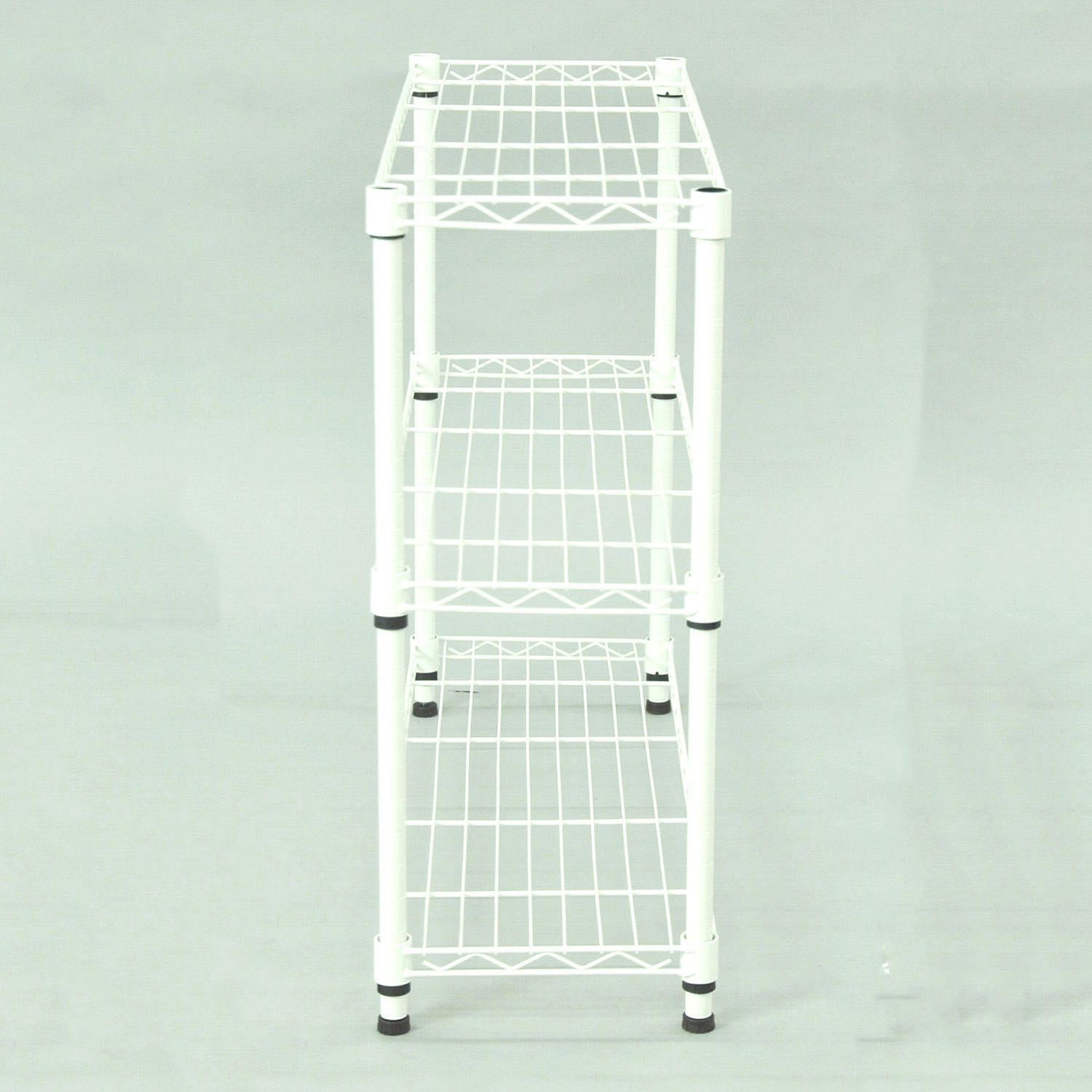 NS-7525WH 19Φスチールラックセット AIS (エイ・アイ・エス) 3段 棚