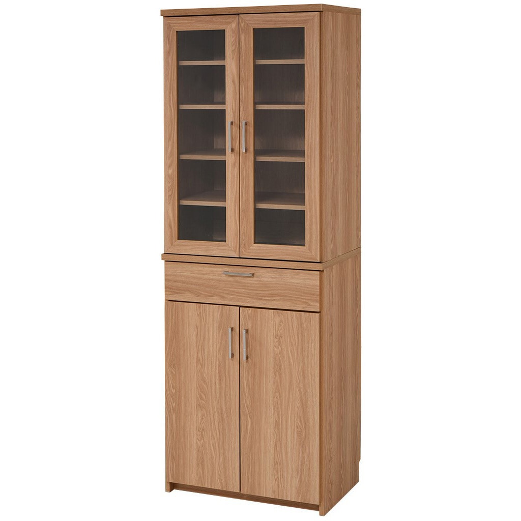 <最終価格>食器棚　ナチュラル　ガラス 363726.jpg