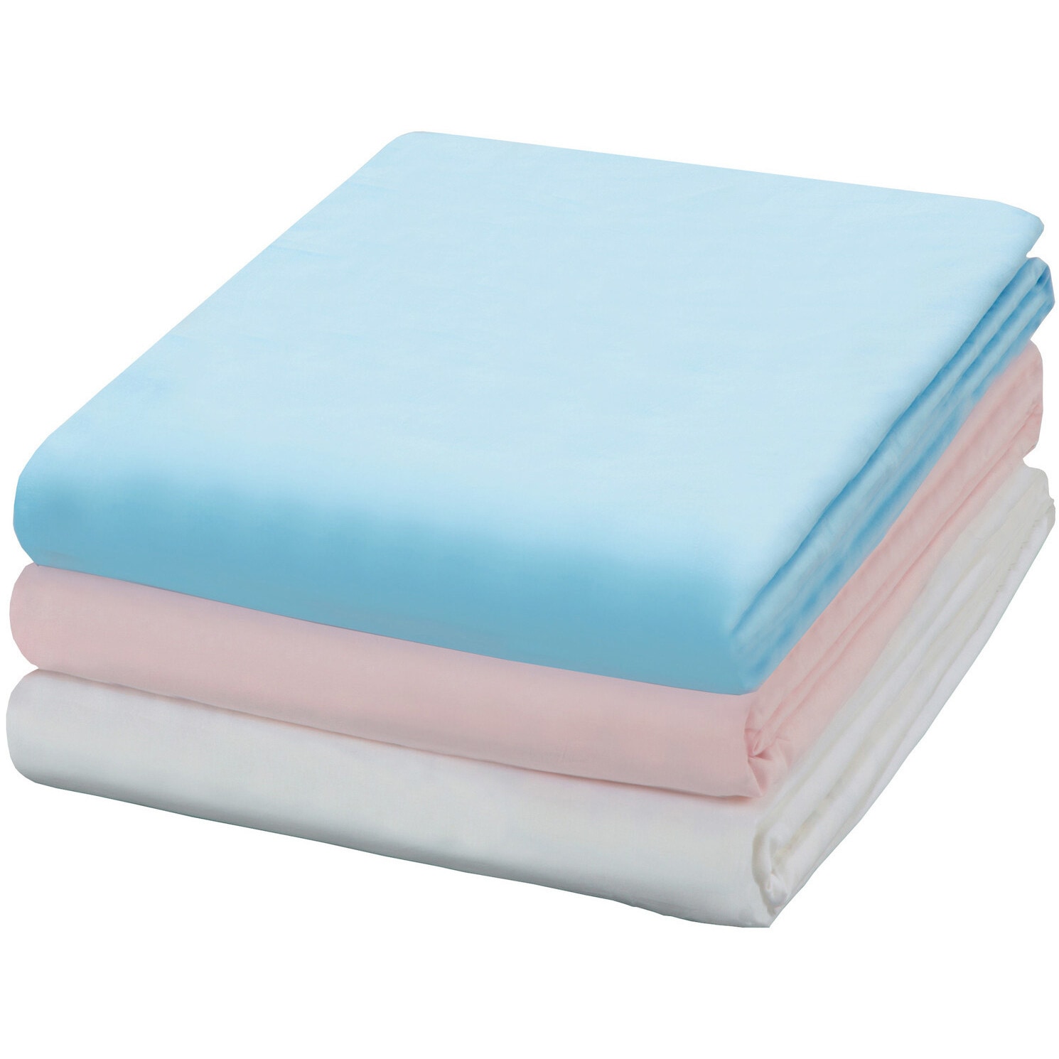 0407310 綿100%敷布団用シーツ ワイド&ロング 同色組 ファミリー・ライフ ピンク色 ダブルサイズ