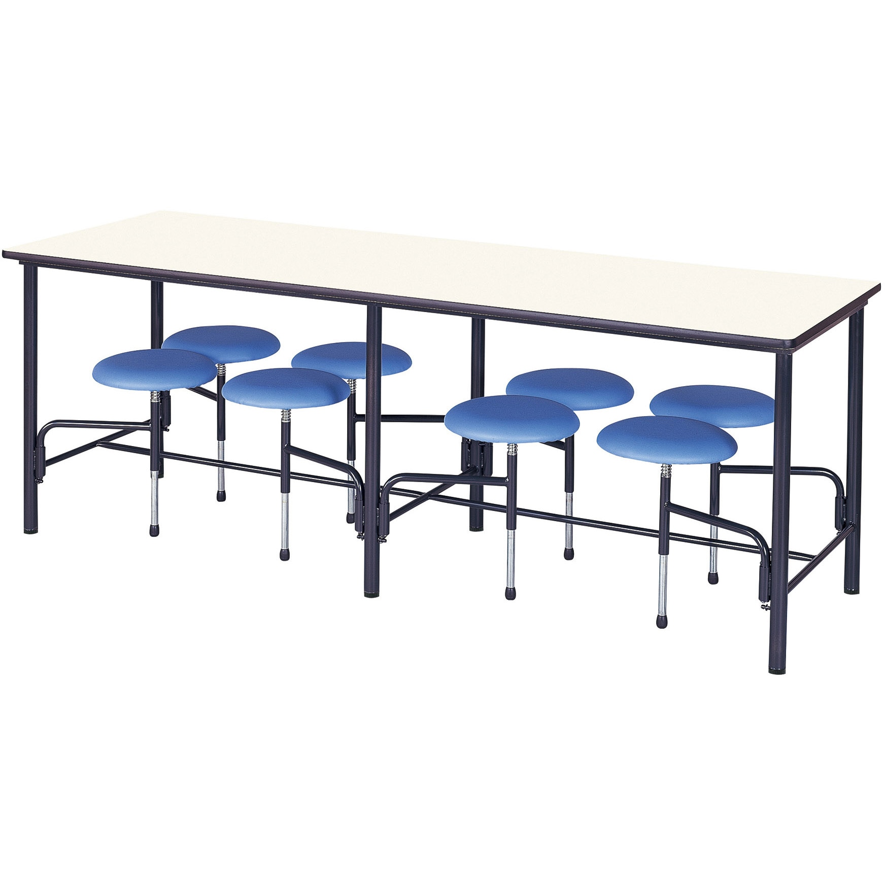 NSR-1875N-BL 食堂テーブル オートリターン式 ニシキ工業 高さ750mm間口1800mm奥行750mm  NSR-1875N-BL