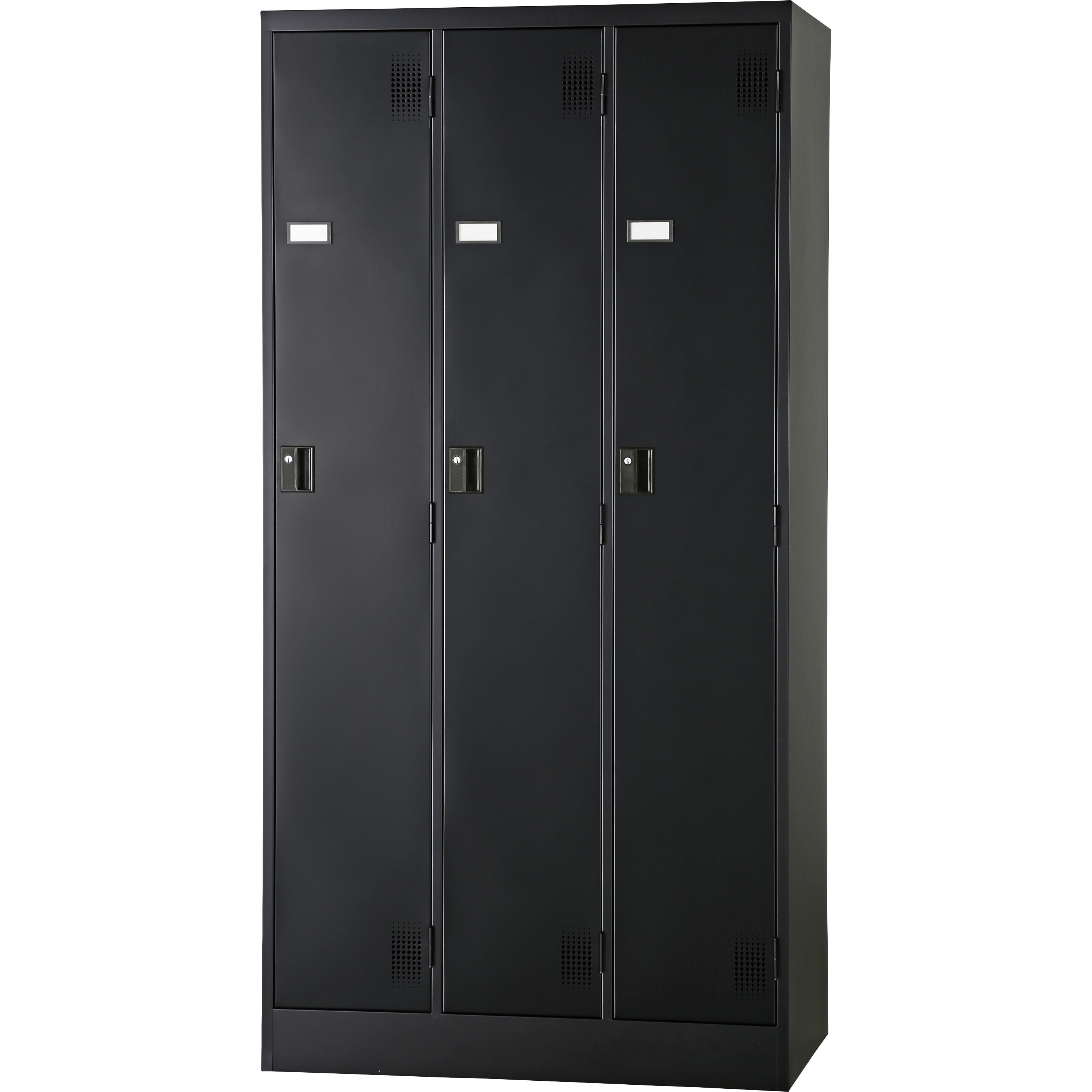 RFTLK-S3-MB TLKスタンダードロッカー ノーブランド 3人用 マットブラック色 シリンダー錠   RFTLK-S3-MB
