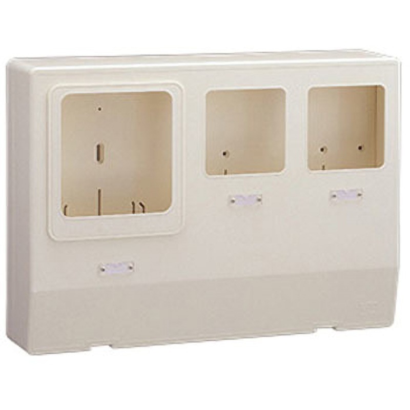 PMB-333 化粧ボックス(電力量計取付ボックス) 伊藤電気製作所 アイボリー色 縦420mm横580mm深さ130mm  PMB-333