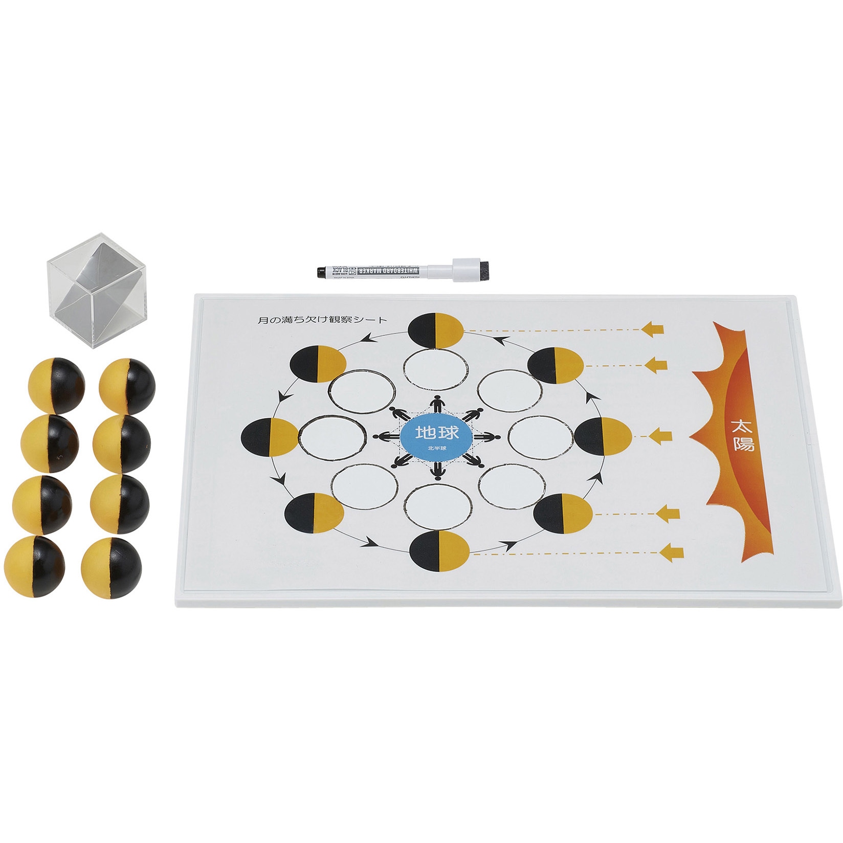 H45-2482 月の満ち欠け観察器 ME-100 1セット ナリカ 【通販モノタロウ】