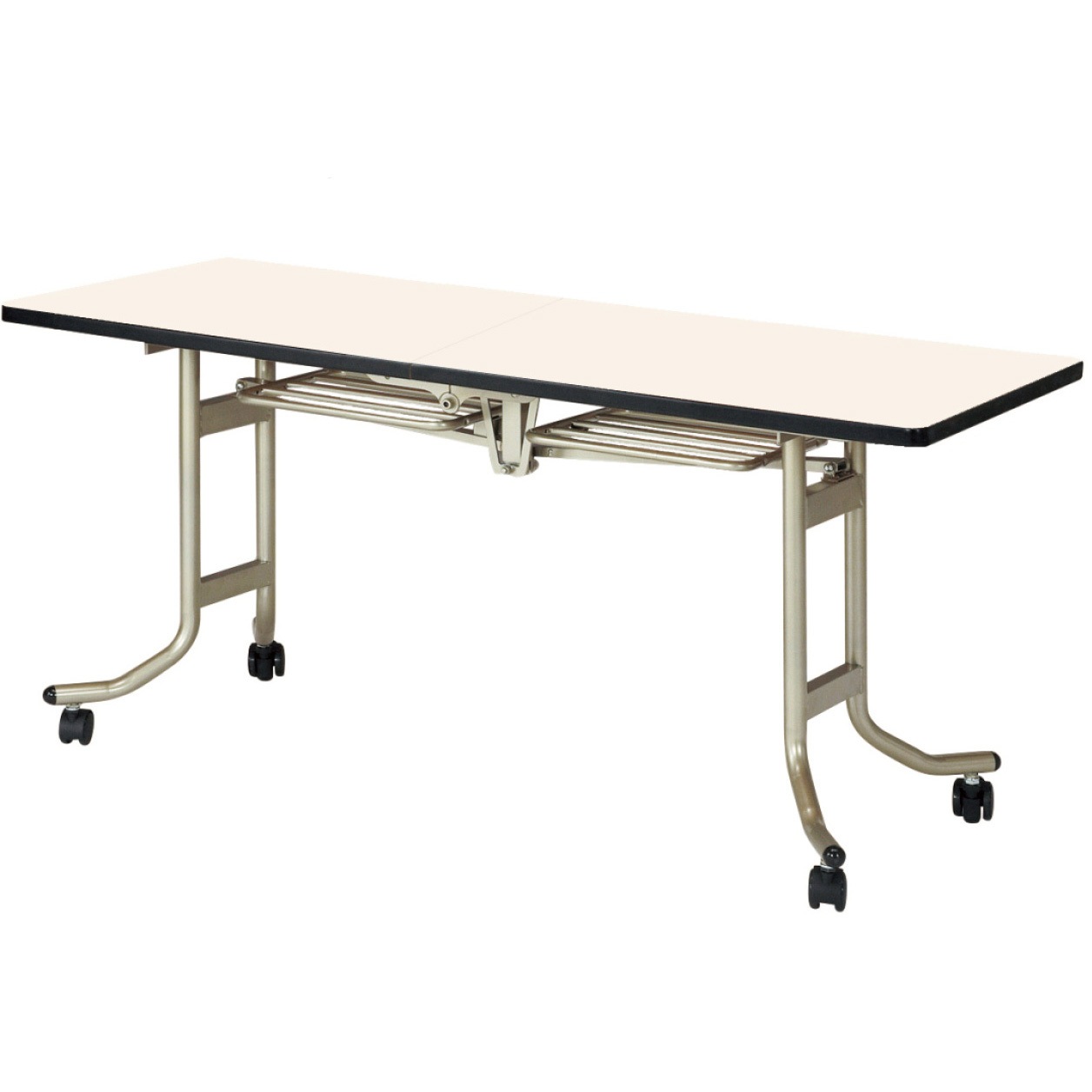 OS-1545S-IV 折りたたみフライトテーブル ニシキ工業 キャスターあり