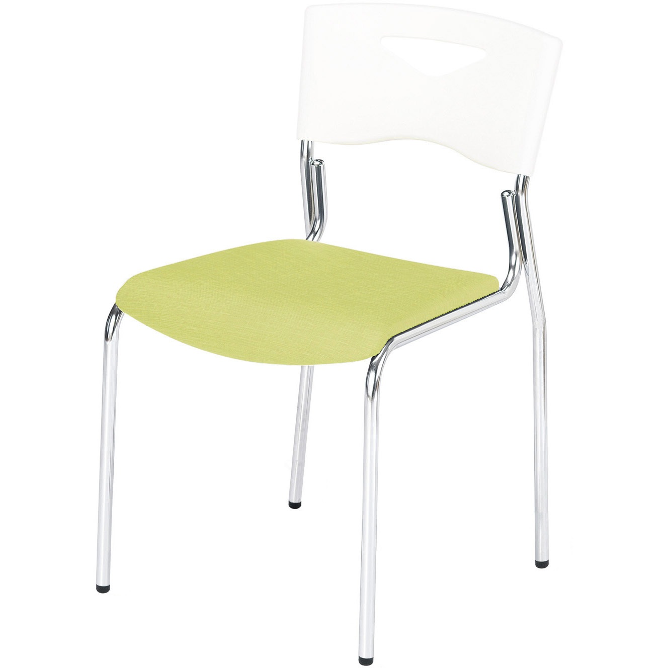 FCS-W90M-GR スタッキングチェア ニシキ工業 グリーン ホワイト 高さ730(430)mm幅440mm奥行505mm  FCS-W90M-GR 10,345円