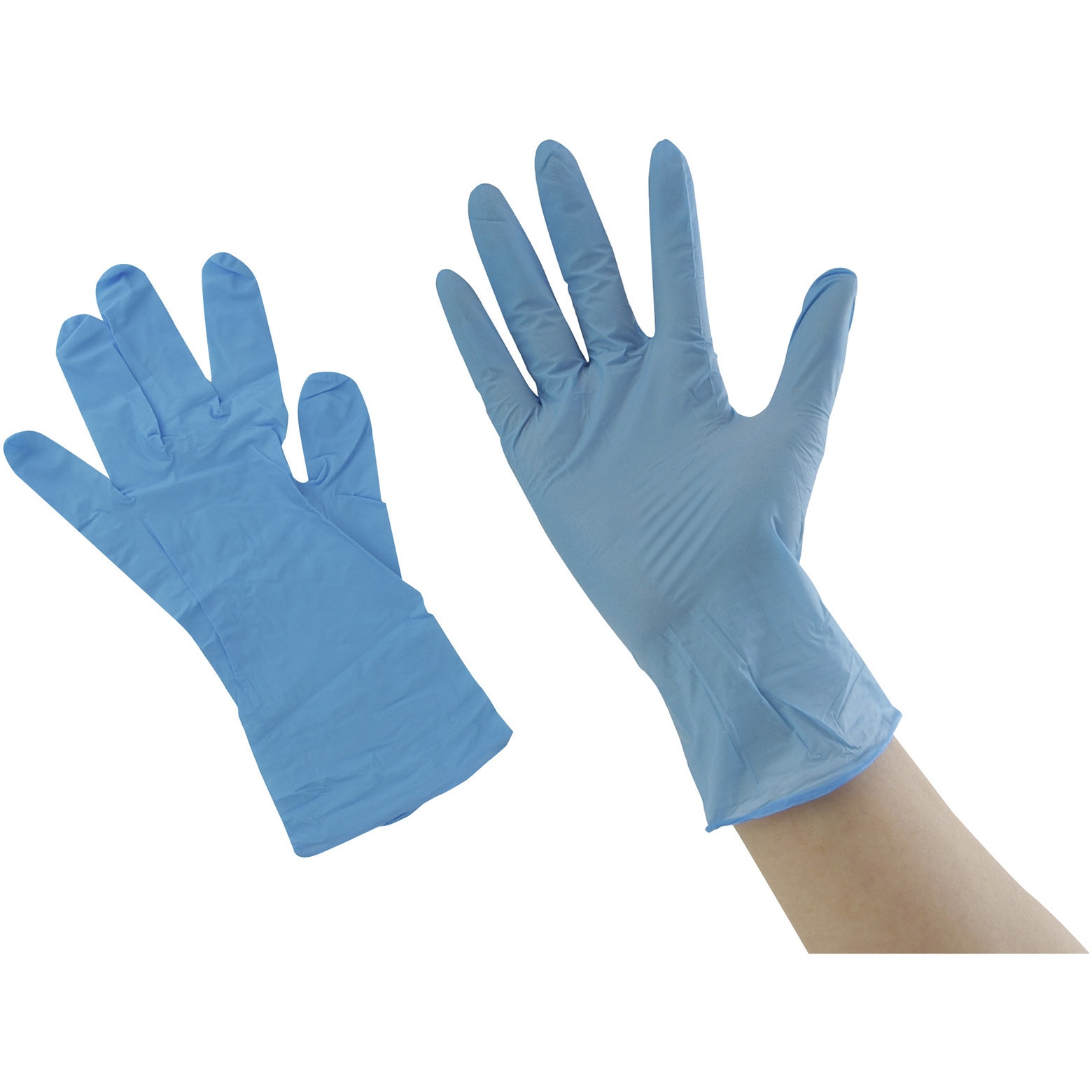 T80-9009-02 ディスポーサブル手袋 ナリカ サイズM 1箱(100枚