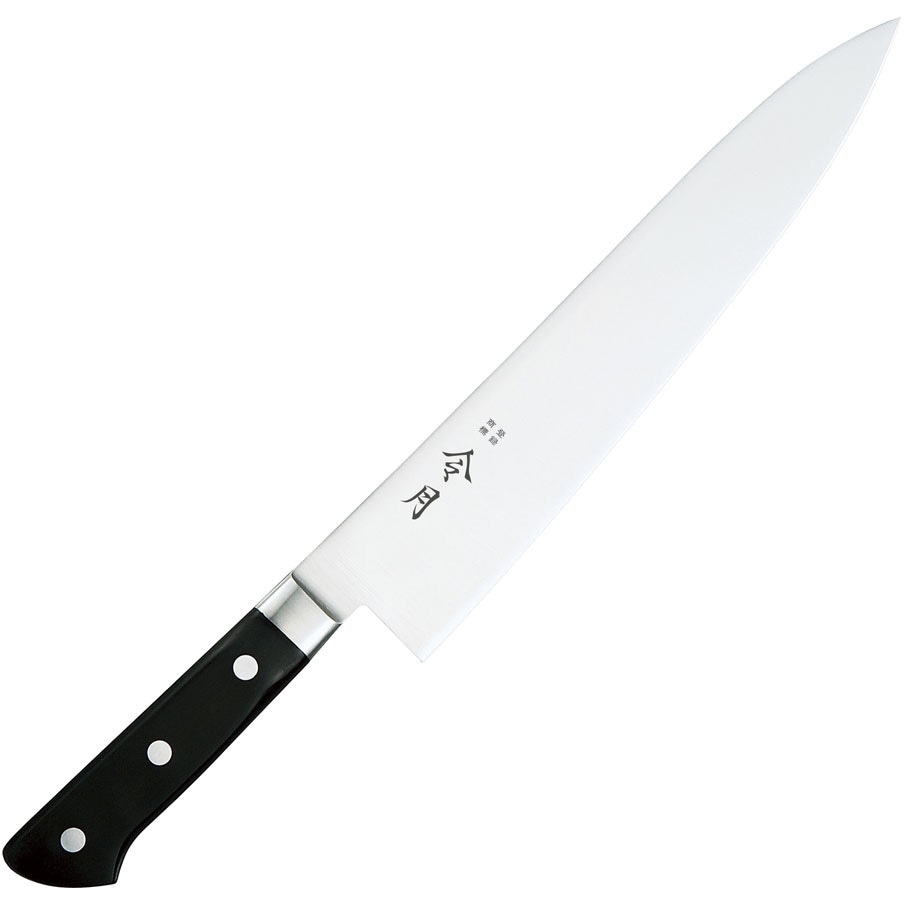 FC-1048 令月 口金付MV特殊鋼 牛刀(両刃) 藤次郎 寸法27cm FC-1048