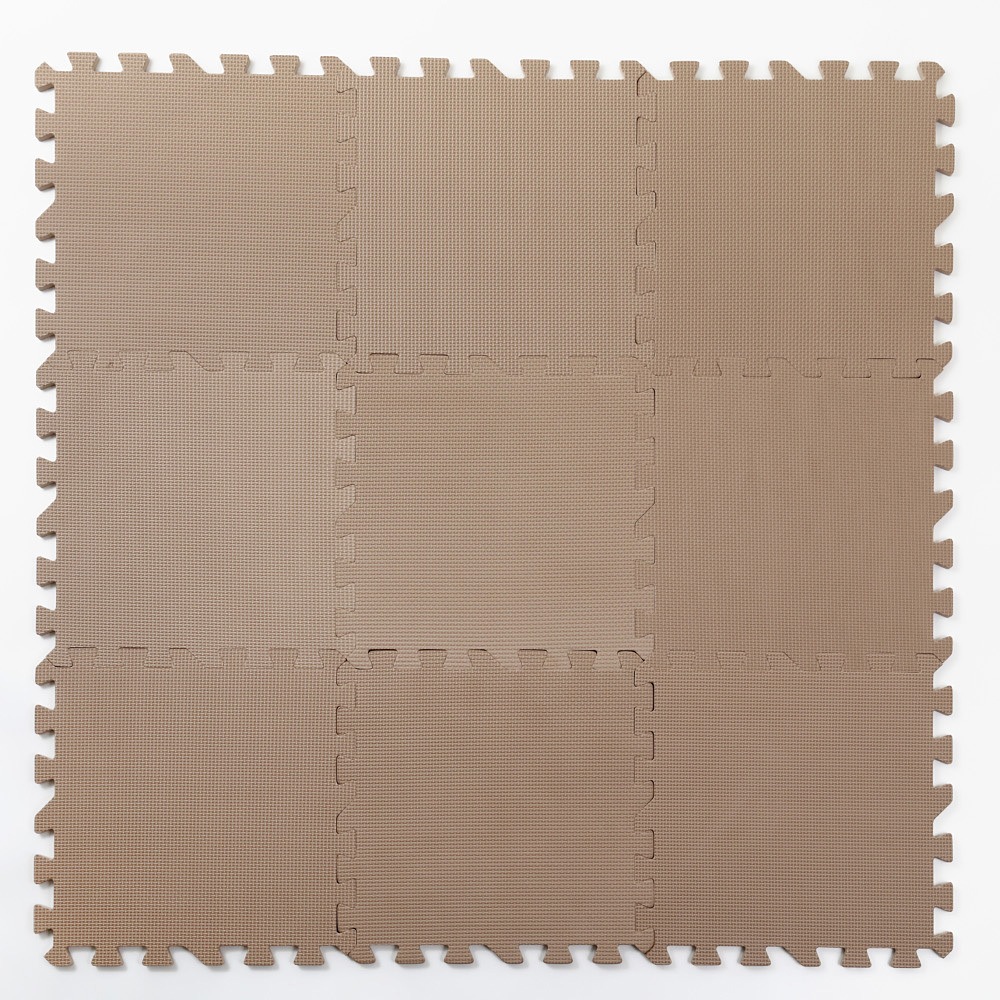 18-134 約30cm 防音ジョイントマット9枚セット ユノックス BG(ベージュ