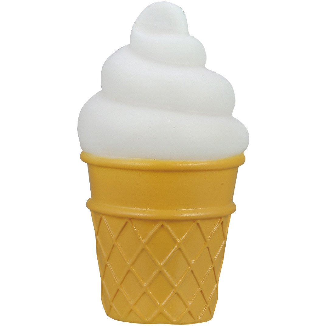 アイスクリーム型ライト ホワイト・イエロー 55991 アイスクリームライト 1個 アーテック[学校教材・教育玩具
