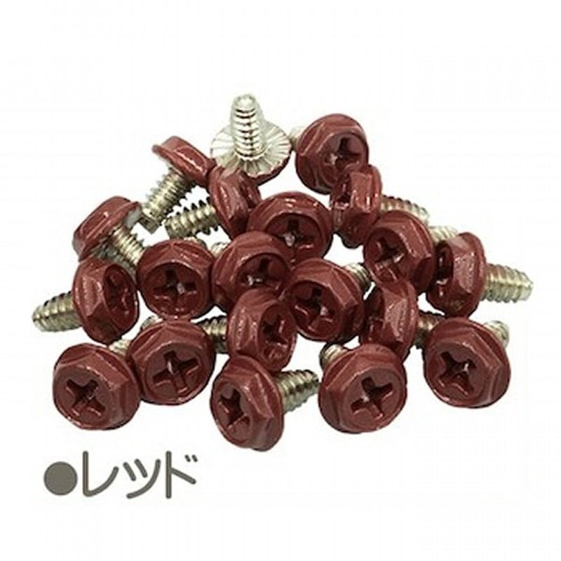 SN-022-2RD カラーインチネジ エスエスエーサービス レッド色 SN-022