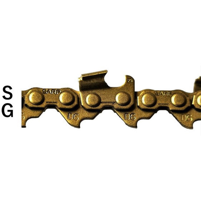 SE3-72E36 根切用超硬チェンSGシリーズ(ゴールド) .063ゲージ oregonチェン規格「75」タイプ スギハラ(SUGIHARA) ピッチ3/8