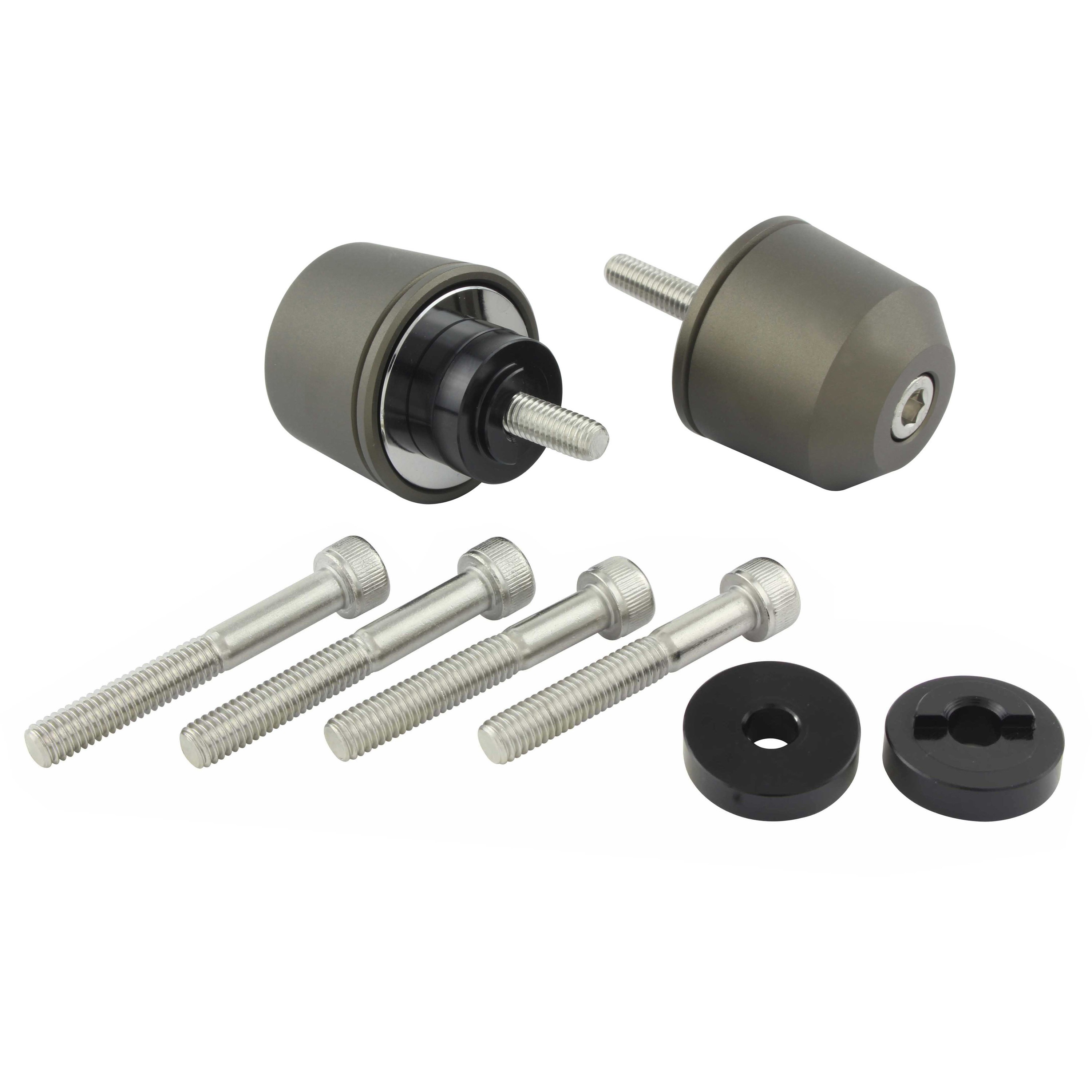 032979-21-10 ミドルウェイトバーエンドHONDA SUZUKI M6 POSH Faith 色MAT TITAN  1セット 032979-21-10